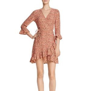 Faithful the Brand Carmel Floral Wrap Dress